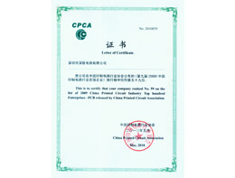 2009年度印制電路行業(yè)百?gòu)?qiáng)排名（CPCA）-2010